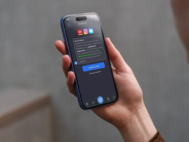 DFend AI cybersecurity product mockup